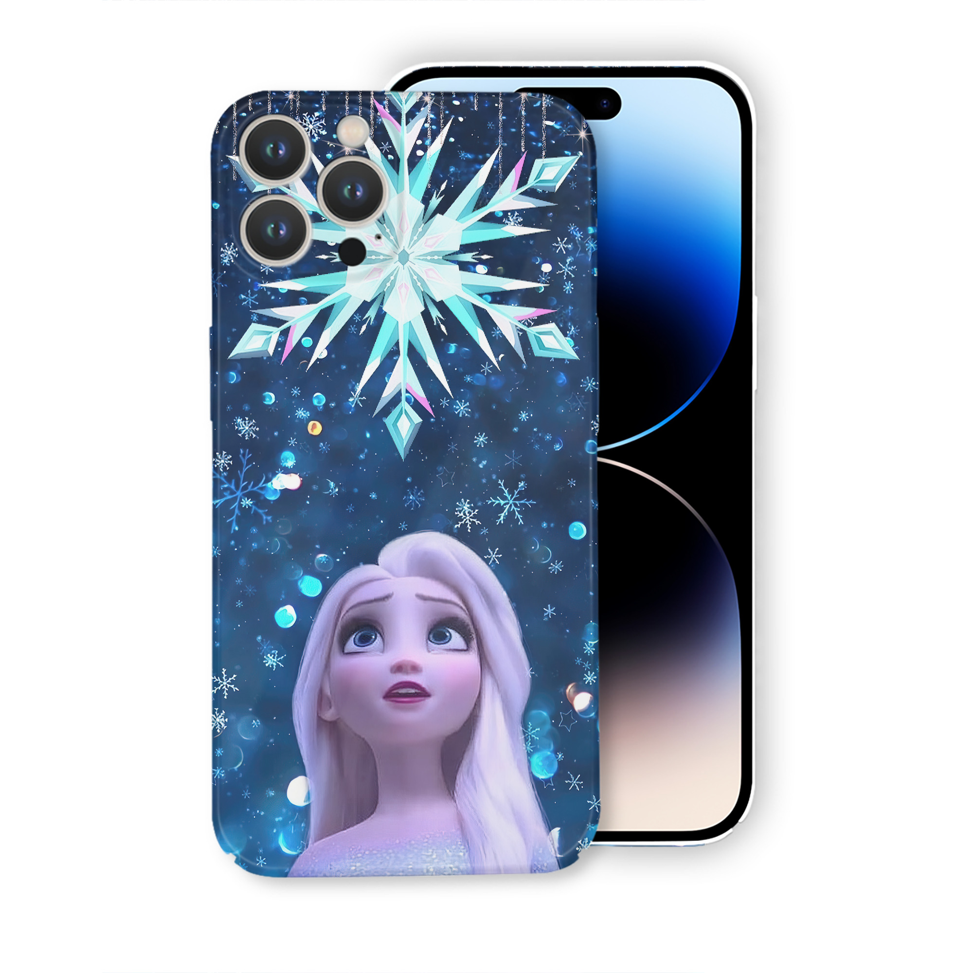 （画像用） アナと雪の女王 アンナ エルサ Frozen Anna Elsa 【iPhone 14シリーズ対応】ハードケース